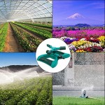 Aolun Gartensprinkler automatisch 360 drehbar 3 Arme verstellbar für Garten und Rasen