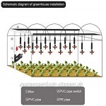 ASSR 5 Sprühdüse 5 Sprühköpfe 360 Grad drehbares Design Garten-Sprinkler Mikro-Bewässerungssystem Nebelnebel Kühldüse Rasensprenger