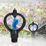Bewässerungswerkzeug großer Spritzbereich Kunststoff Gartensprinkler mit Außengewinde für den Garten