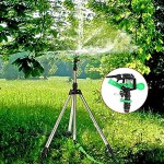 bizofft Gartensprinkler beweglicher Bewässerungssprinkler mit gutem Zerstäubungseffekt für die Landwirtschaft für zu Hause