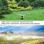 BOLORAMO Gartensprinkler ABS-Material Heavy Duty Automatischer Rasensprinkler Auslaufsicher für Garten für Rasenbewässerung Rasen Kindergarten