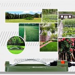 Ultranatura Viereck Sprinkler Easy Control Variables Bewässerungssystem für Garten und Blumen Beregnung für Gartenflächen bis 335 Quadratmeter Größe mit 16 rotierende Düsenköpfe