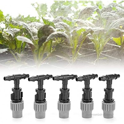 Wosune Schlauchsprinkler 2,2 * 1,3 Zoll PP + ABS Bewässerungssprinkler 10 Stück Gartensprinkler für Begrünungsprojekte Einrichtungsgegenstände Hausgarten Yard