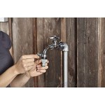Gardena Wasserdieb: Universal Wasserhahn-Adapter zum Anschluss des Gardena Gartenschlauchs an einen Wasserhahn ohne Gewinde mit 14–17 mm Außendurchmesser korrosionsbeständig 2908-20