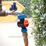 GRÜNTEK Leitungswasserfilter Wasserfilter ideal für Garten Bewässerung und Regentonne Filter-Schnellentnahme in 2 Sekunden für 1 2' und 3 4' Wasserhahn universeller Schnellanschluss Adapter