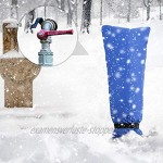 Lifreer Wasserhahn-Abdeckungen große Größe für den Winter Frostschutz wasserdicht Wasserhähne für den Außenbereich Gartenhähne blau