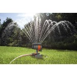 Gardena Viereckregner ZoomMaxx-Aktion: Variabler Sprinkler für unterschiedlichste Anforderungen und Flächen von 9 216 m² Reichweite 3 18 m Sprengweite 3 12 m mit Standfuß 8128-20