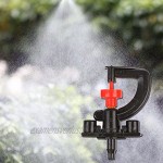 Lunji Garten Bewässerung Düse 360 Grad Rotierender G Verbindungen Sprinklerköpfe Für Beschlagen Bewässerung Regelbare Beregnung 10 STK