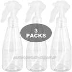 Tragbarer Sprüher aus Kunststoff Wady 3 pcs nachfüllbar Mist Spray Flasche,transparent