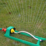 Ulable 18-Loch-Rasensprinkler Einstellbarer automatischer Schaukelsprinkler Gartenbewässerungssystem für Garten Rasen Park Hof Grün
