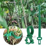 Kabelbinder 10 Stück verstellbare Pflanzenbindung Pflanzenkabel Drehbinder flexible Pflanzenbindung Befestigungsschnalle verstellbare Länge Gartenzubehör