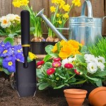 Luoji Gartenkelle Blumenkelle Gartenschaufel Handschaufel Manganstahl Schaufel Zum Pflanzen Umpflanzen Jäten Bewegen