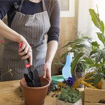 VESNIBA Blumenkelle: Gartenschaufel für An- und Umpflanzarbeiten Arbeitsbreite 8 cm Flexibler Einsatz aus Qualitätsstahl duroplastbeschichtet Korrosionsschutz