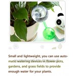 FZSECRIU 10 Stück Bewässerungskugeln Glas，pflanzenbewässererung，automatische Bewässerung Balkon，Pflanzen Bewässerung，Grüne Und Transparente Farben Größe 13 * 5cm