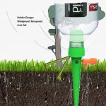 hicen 15 Stück Automatischer Pflanzen bewässerungs spikes selbstbewässernde Erdspieße für Urlaubspflanzen Bewässerungs system mit Steuerventil-Schalter für