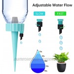 testyu Automatisch Bewässerung Set 12 Stück Upgrade Bewässerungssystem Topfpflanzen mit Langsam Entriegelbarem Steuerventil Automatische Bewässerung Passend für Meisten Flaschen