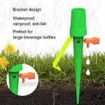 Vockvic 12 Pack Automatisch Bewässerung Set Einstellbar Bewässerungs-Spikes Bewässerungssystem für Outdoor Zimmerpflanzen Baum