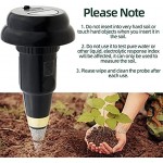 3-in-1 Bodentester pH-Beleuchtung Wasserfeuchtigkeitsmessgerät für Garten Pflanzen Blumen Bodenanalysator Tester selbstbetriebener Monitor