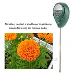 Bodenfeuchte-Tester Bodenfeuchte-Monitor 2 in 1 Boden-Tester Feuchtigkeitsmesser Feuchte-Monitor PH-Detektor mit Sonde für Gartenpflanzen
