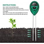 Bodentester Boden Feuchtigkeit Meter 3-in-1 Pflanze Tester für Bodenmessgerät Feuchtigkeitsmesser Sonnenlicht Boden pH Tester für Garten Bauernhof Rasen kein Batterien erforderlich