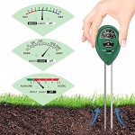 Bowtus Bodentester Boden-pH-Meter 3 in 1 Bodentester für Feuchtigkeit Sonnenlicht pH-Tester für Garten Topfpflanzen Bauernhof Rasen Indoor Outdoor kein Batterien erforderlich