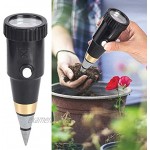 Duokon Bodentester Feuchtigkeitstest Messgerät Feuchtigkeitsmessgerät PH-Detektor Instrument für Gartenpflanzenboden Bodensäuretester