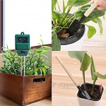 KEESIN Bodentest Kits mit Bonsai Werkzeugen 3 in 1 Feuchtigkeitssensor Licht pH Einschließlich Gartenschere Faltschere Mini-Rechen Knospen und Laubschneider Set Platz