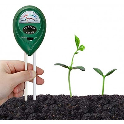 Orlegol Bodentester Boden Feuchtigkeit Meter 2-in-1 Pflanze Tester Bodenmessgerät Feuchtigkeitsmesser und Boden pH Tester für Pflanzenerde Garten Bauernhof Rasen kein Batterien erforderlich