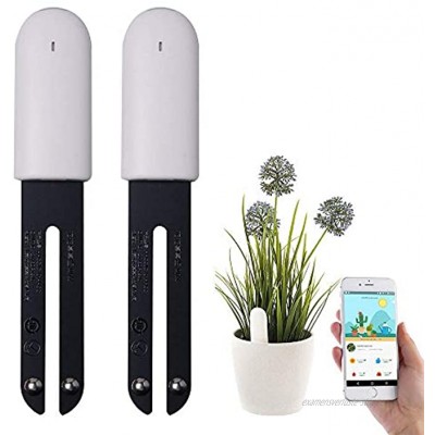 VegTrug Bodentester 4-in-1 Pflanze Tester,Flower Care Plant Monitor für Feuchtigkeit Sonnenlicht Dünger Temperatur mit Bluetooth und App-Kontrolle für Pflanzenerde Garten für iOS und Android