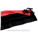 Dingmu Bonsai Werkzeugtasche Rolltasche schwarz rot 58 x 26 cm 60991