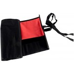Dingmu Bonsai Werkzeugtasche Rolltasche schwarz rot 58 x 26 cm 60991