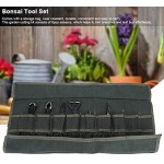 Xndz Bonsai-Werkzeug mit Aufbewahrungstasche Multifunktionales Trimmen von Bonsai-Schneidern Scherenset Bonsai-Werkzeuge und Zubehör Stahl für den Innengarten