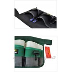 Gartenwerkzeug-Gürtel Gartentasche Gartentasche Werkzeug Organizer Schürze mit mehreren Taschen Grün