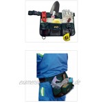 Gartenwerkzeug-Gürtel Gartentasche Gartentasche Werkzeug Organizer Schürze mit mehreren Taschen Grün