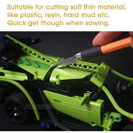 Dilwe Mini Handsäge Modell Tool Hobby Handsäge Kit Razor Set mit 3 Pcs DIY Craft Blade