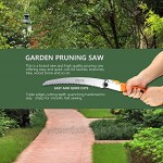 Zerodis Klappsäge Gartensäge Handsäge Astsäge Gartenarbeit mit Rutschfestem Griff für Zweig AST 7 Zähne Klappbar