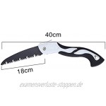 Zusammenklappbare Astsäge wopin-Folding Hand Saw Camping Pruning Saw with Sharp Blade and Solid Grip for Garden Tree Pruning