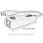 Swiftswan USB 3.0 Gigabit LAN USB 3.0 zu RJ45 Gigabit Ethernet Adapter 10 100 1000Mbps