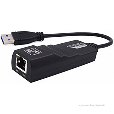 Swiftswan USB 3.0 Gigabit LAN USB 3.0 zu RJ45 Gigabit Ethernet Adapter 10 100 1000Mbps