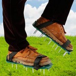 You's Auto Rasenbelüfter Rasenlüfter Schuhe Rasen Nagelschuhe mit Verstellbare Gurte und Metal Universalgröße für alle Rasen Sandalen