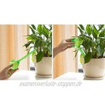 10er-Set Bewässerungskugeln Dosierte Bewässerung Kunststoff Wasserspender für Topfpflanzen S,Grün