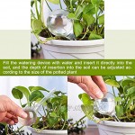 12 Stück Kleine Gießkugeln 13x5cm Pflanzen Bewässerungskugeln Topfpflanzen Selbstbewässerung PVC Bewässerung-Kugeln Wasserspender für Pflanzen