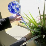 Evelots Selbstbewässernde Glaskugeln groß 35,6 cm 4 Stück