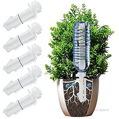 RIFNY Selbstbewässernde Spikes Zimmerpflanzen-Bewässerungssystem für Topfpflanzen Wasser im Urlaub selbstbewässernde Pflanzen-Einsätze 5 Stück.