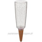 Scheurich Copa XXL Wasserspender aus Kunststoff und Tonkegel TRANSPARENT CLEAR 32 cm hoch 1,0 Vol.