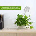Zyyini Glasbewässerungsgerät Zimmerpflanzen-Blumen-automatische Selbstbewässerungsgeräte Klarglas-Wasser-Zufuhr-Eulen-Form
