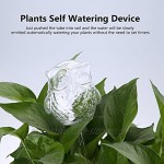 Zyyini Glasbewässerungsgerät Zimmerpflanzen-Blumen-automatische Selbstbewässerungsgeräte Klarglas-Wasser-Zufuhr-Eulen-Form