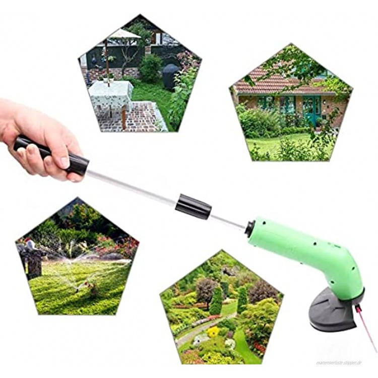 Yinuoday Home Garten Tragbare Rasenmäher Hause Elektrische Jäten Maschine Mit Teleskop Stange Batterie Betrieben