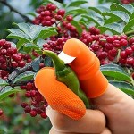 GDZTBS Silikon Daumenmesser Gartenmesser Picking Daumenschneider Finger Ärmel Set Küchengeräte Gemüse Finger Picker
