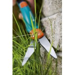 Gardena Comfort Grasschere drehbar: Rasenschere mit 360° drehbaren Schneiden für Rechts- und Linkshänder & Unkrautstecher: Gartenwerkzeug zum effektiven Entfernen von Unkraut Arbeitslänge 19 cm